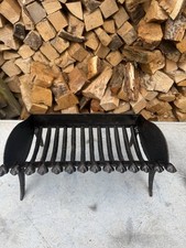 Antique Cast Iron Fire Fireplace Grate Log Basket