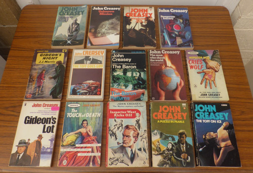 John creasey book - creasey, bundle