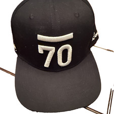 Men’s Black Sub Seventy 70 The Paradigm Curved Brim Adjustable Golf Cap Hat