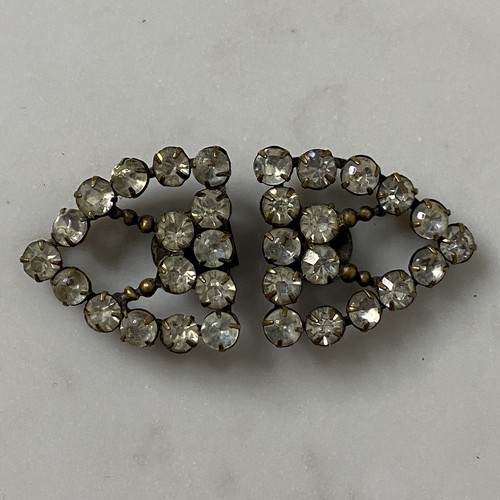 Vintage 1930s pair - pair, clear