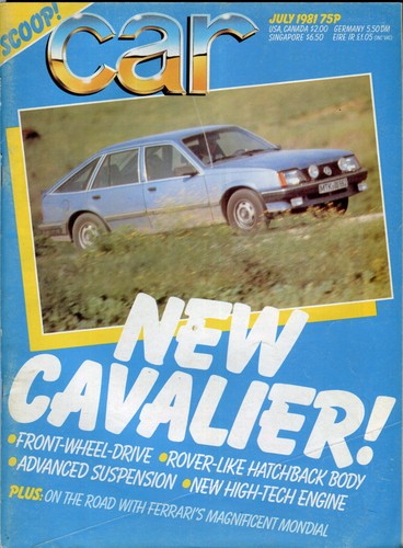 Car magazine july 1981 ferrari - 1981,