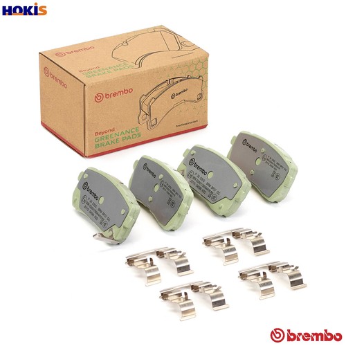 Brake pad set disc - pad, p