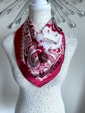 TK Maxx Red Paisley Satin