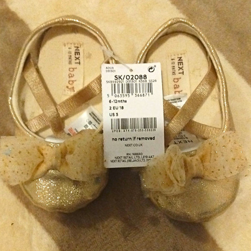 Next baby mary jane flats - mary, gold