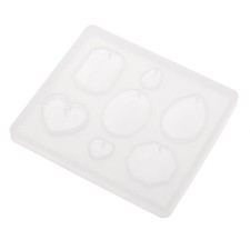 Cabochon Gem Jewelry Silicone Mold Mould With Hole Oval