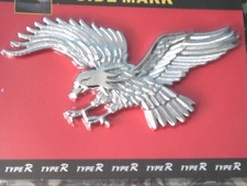 Chrome plastic eagle, large
