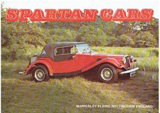 SPARTAN FACTORY BUILT & SELF-BUILD SPORTS CAR KITS ORIG. FACTORY SALES BROCHURE