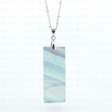 Fluorite Necklace XL Rectangle