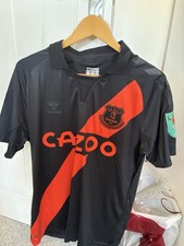Everton Official Match Worn Shirt