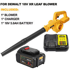 For Dewalt 18V XR Li-ion Cordless Garden Leaf Air Blower with Battery & Charger