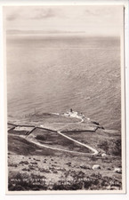 Valentine's RP Post Card of Mull Of Kintyre Lighthouse, Argyll, And Irish Coast.