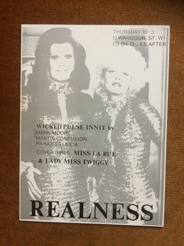Realness club flyer mark - realness, moore