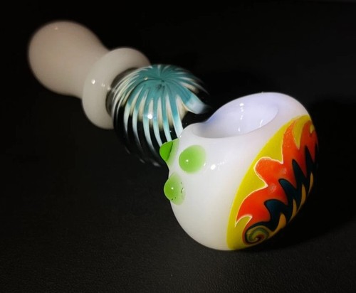 Wig wag glass - pipe, colorful