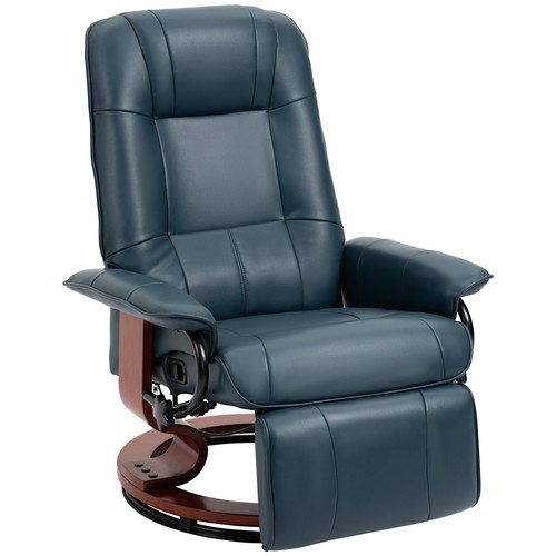 Air leather manual recliner - leather,