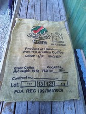 AUTHENTIC WOVEN BENEFICIO SANTA ROSA COFFEE SACK