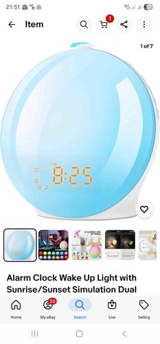 Alarm clock wake light - alarm,
