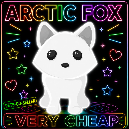 Arctic fox adopt - (cheap),