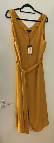Primark size mustard shift - size, 16