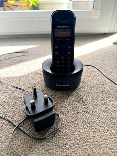 Panasonic black cordless - black, phone