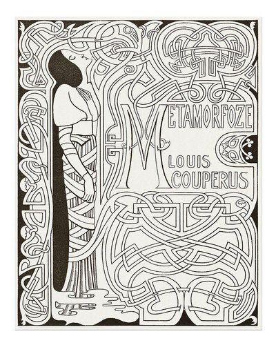 Art nouveau wall - wall, elegant