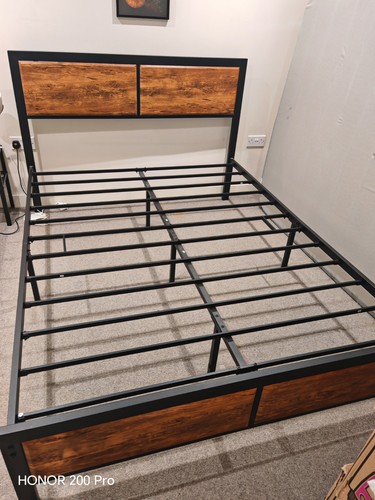 Double bed - , frame)