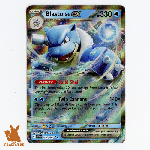 Blastoise 009 165 151 - blastoise,