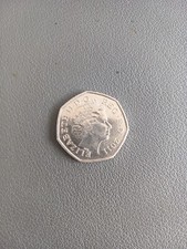 50p coin Olympic Weightlifting 