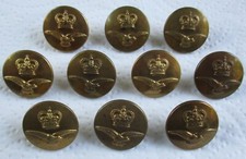 10x RAF:"ROYAL AIR FORCE BRASS