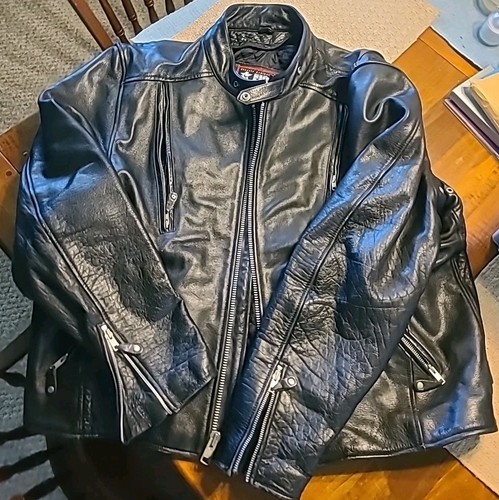 First black leather - first, motorcycle