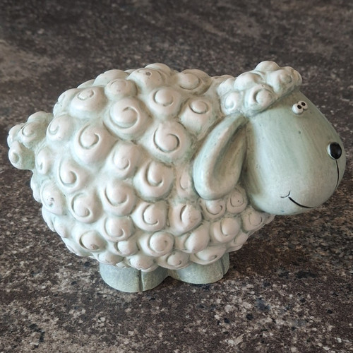Ceramic pottery sheep - sheep, ornament