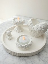 Handcrafted Jesmonite 'Pure