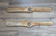 Pair of Vintage 2-Blade Wooden