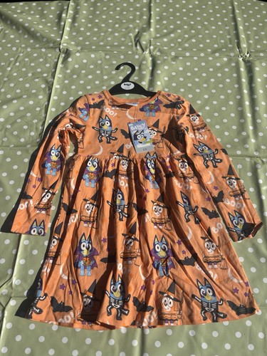 Halloween girls bluey dress - bluey,