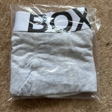 Box menswear light grey boxer