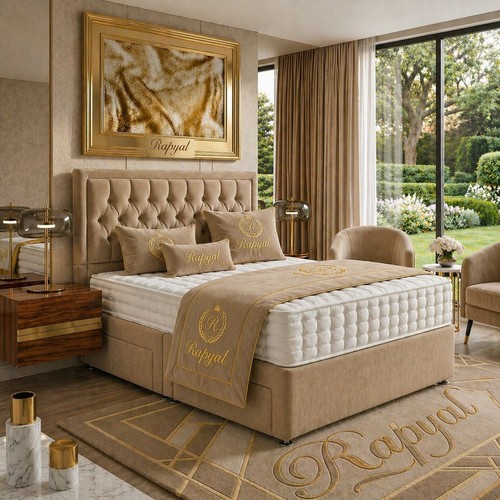 Luxury divan bed set with - luxury,