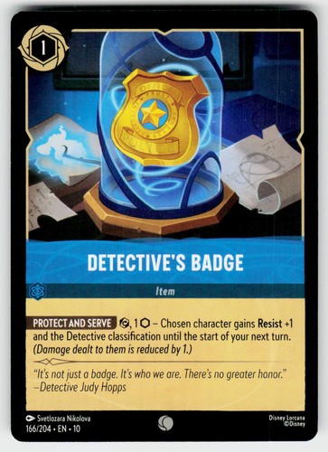 Detective badge 166 - badge, 166/204