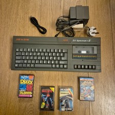 Sinclair ZX Spectrum 128k Plus +2 Refurbished Computer Bundle Tested Working