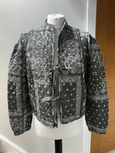 Mint velvet khaki quilted - mint,