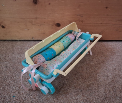 90s tyco quints baby carriage - tyco,