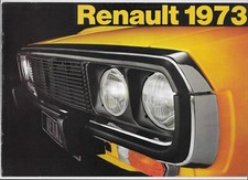 1973 Renault brochure + price list: Renault 4, 5, 6, 12, 15, 16, 17 & 7-cwt. van