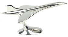 30CM CONCORDE PLANE AIRCRAFT TURBOJET FIGURE ALUMINIUM NICKEL MODEL