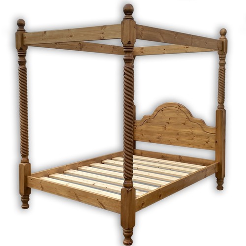 Classic pine bed frame - bed,