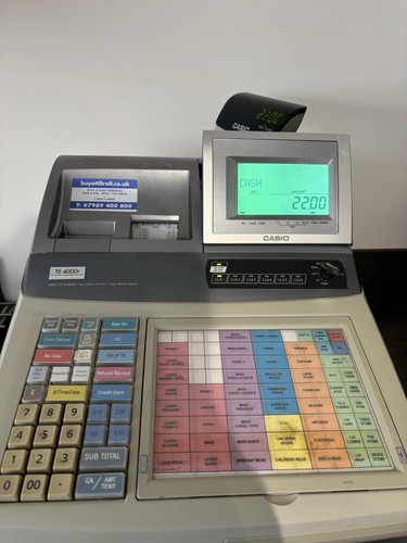 Casio 4000 electronic - te, cash