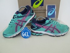 ASICS GEL-GT 1000  LADIES  MINT PINK BLUE  COURSE RUNNING TRAINERS UK 4 EU 37