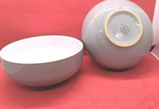 3 x Denby Jet Grey 15.5cm Soup
