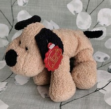 Keel Toys Simply Soft Collection Floppy Dog Soft Toy Plush Beanie Brown Puppy 7"