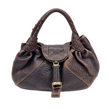 FENDI Spy Brown Leather