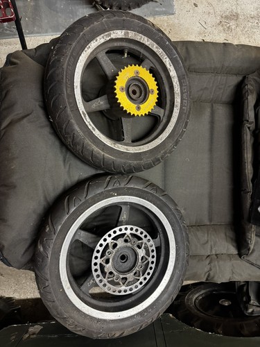 Pit bike wheel set supermoto - set,