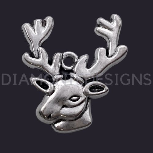 Pcs tibetan silver reindeer - tibetan,