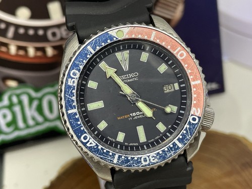 Seiko men black - watch,